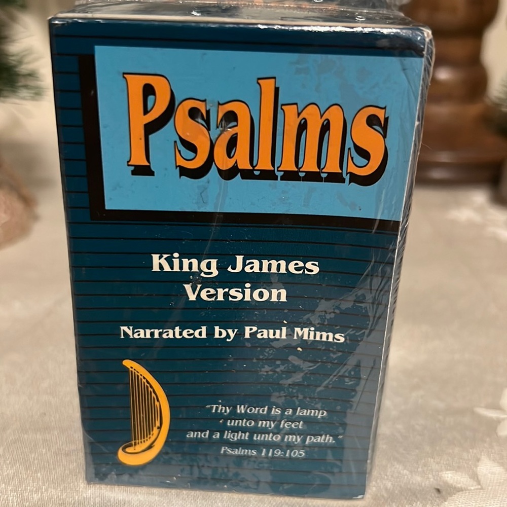 Psalms King James Version Paul Mims on 4 cassette tapes NEW